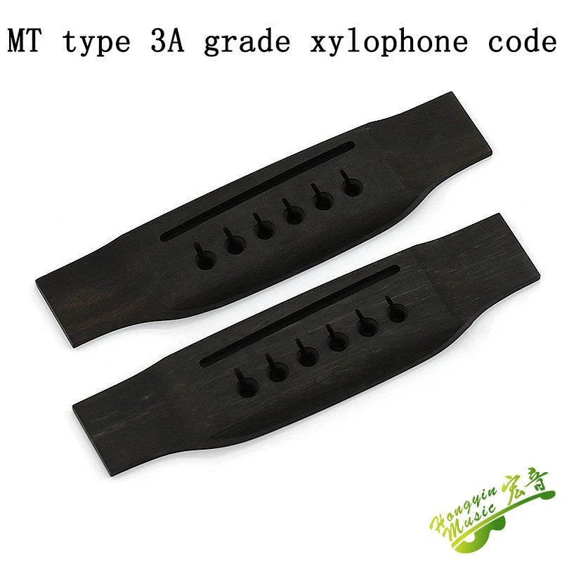 3A Grade Ebony pattern MT style Acoustic Guitar Bridge High Quality Guitar Parts & Accessories