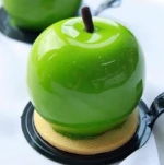 3D Apple Shape Silicone Mold 6 Cell DIY Cake Mousse For Ice Cream Chocolate Pastry Art Pan Dessert Bakeware Cake Decorating Tool