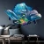Import 3D Dolphin Wall Art Sticker Removable Wall Decal for Home Decoration from China