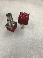 3PDT Red soft touch stomp foot switch
