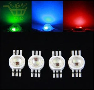 3W RGB LED 38mil red/green/blue RGB high power led 3w Led lamp beads