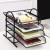 Import 4-Tiers Office Multi Tiers Stackable Metal Mesh Wire Desk Desktop Document File Sorter Tray Storage Organizer from China