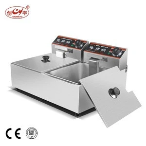430 Stainless Steel Commercial Electric Deep Fryer For Home