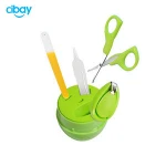 4pcs Set Safety baby Nail Care set Manicure Set with Scissors Tweezers Nail File for Newborn, Infant, Toddler