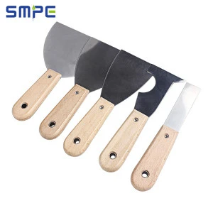 5 Pack Wood Handle Paint Putty Knife 5 In 1 Multifunction Scraper Putty Knife