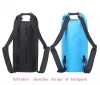 500D PVC Tarpaulin15L Waterproof Dry Bag with Double Shoulder Strap And Hard Handle To Keep Your Gear Dry When Outdoor Sports