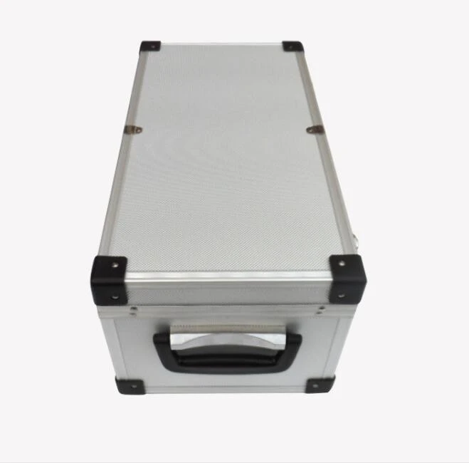 500pieces  Customized aluminum carrying storage box CD case
