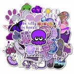 50pcs  cartoons  small fresh purple Amazon hot sale  Motorcycle Phone Laptop logo label Vinyl car Sticker