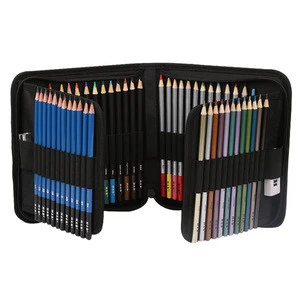 53pcs professional art sketching colour pencils drawing kit