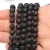 Import 5A Quality Round Loose Natural Black Volcanic Rock Men Bracelet Lava Stone Beads For Jewelry Making from China