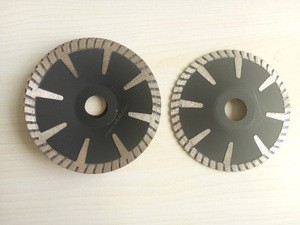5inch(125mm) sintered turbo concave blade with protective for granite,quartz