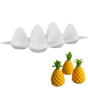 6 cavitis pine cone silicone cake tools mold fondant decorating making chocolate rubber mould soap ice cream makers 3d christmas