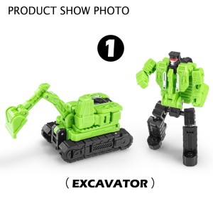 6 In 1 Promotional Children Toys Deformer Kit Deformation Robot Vehicle Toys