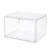 Import 6 Pack Set Stackable Shoe Storage Box trainer storage box Crates protector Plastic Clear Sneaker Box For Shoes Display Shoe Case from China