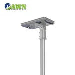 60 Watt led solar street light 120w solar panel led street light with poles in parking