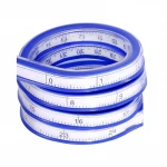 60cm Flexible Curve Ruler for Drawing and Sewing Drafting Drawing Measure Tool Soft Plastic Tape Measure Ruler