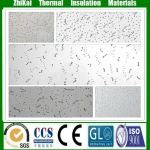 60x60 Mineral Ceiling Tiles/ fire resistant acoustic mineral wool board