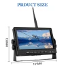 7 inch Wireless Monitor 2.4G  Parking System rear view Camera for bus truck Reversing Aid