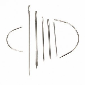 7Pcs Hand Repair Sewing Needles Patching Tool / leather sewing needles / curved sewing needle