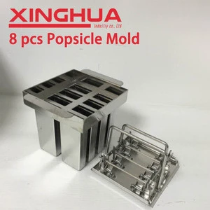 8 Pcs Stainless Steel Ice Cream popsicle mould