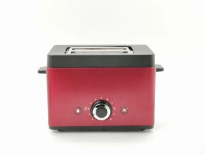 850W Red 2 Slice Bread Toaster Electric Bread For Breakfast