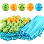 85pcs Creative Kids DIY Tent Builder Castle Tunnels Construction STEM Toy Science Education 3D Play House Toys Fort Building Kit