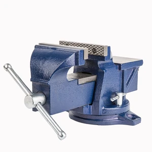 8928 high quality utility cast bench vise light duty bench vice swivel base machine vise swivel without anvil type