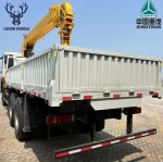 8x4 Cranes Rc Cargo 10tons Straight Mounted Crane Truck 80t Road Crane Truck