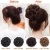 Import 9  flowers claw curly chignon bride hair bun ponytail extensions for wedding from China