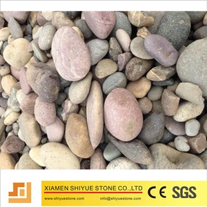 Absolute and Mixed color Flooring Stone Natural Pebble