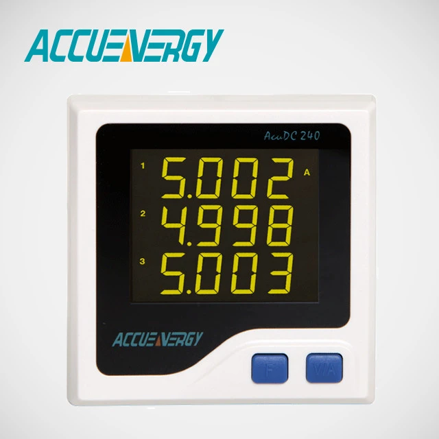 Accuenergy AcuDC 243 DC Branch Circuit remote power meter reading