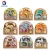 Import Ad high quality ECO-friendly bamboo fiber 5 pieces kids dinner set tableware from China