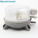 Adjustable air differential pressure switch