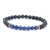 Import Adjustable Custom Silicone 6mm Natural Stone Small Beads Volcanic Rock Lazurite Handmade Bangle Bracelet Jewelry from China