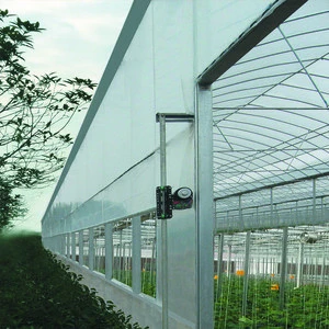 agriculture/commercial greenhouse side or roof roll up ventilation system for film greenhouse