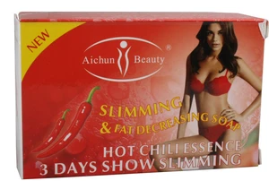 aichun beauty slimming&fat decreasing soap,slimming soap,hot chili essence 3days show slimming soap100g