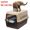 Airline Approve Corrugated Plastic Pet Travel Carrier Dog / Plastic Dog Carrier Cage