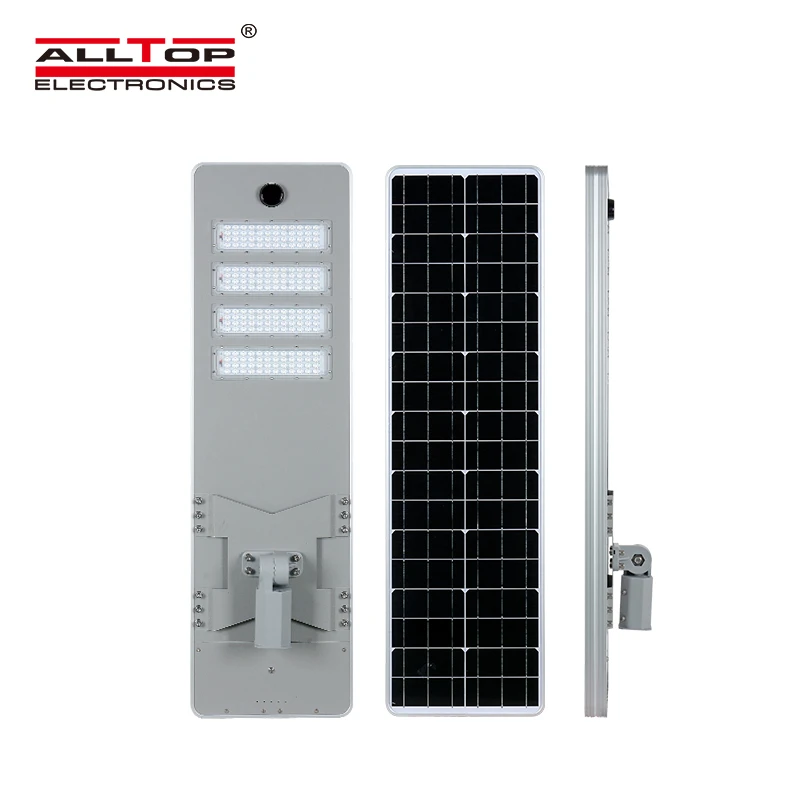 ALLTOP High lumen energy saving outdoor lighting ip65 smd 50w 100w 150w 200w integrated all in one led solar street light