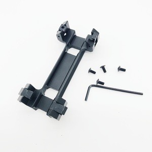 Aluminum 20mm Picatinny Weaver Scope Rail Mount Base Claw for MP5 G3 Series Airsoft Gun Hunting Mount with Wrench Wholesale