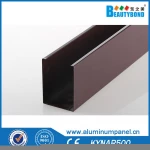 Aluminum ceiling panel U-shaped baffle types of suspended ceiling