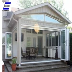 aluminum garden house sunroom tempered glass