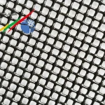 Aluminum product window wire mesh weaved aluminum wire mesh
