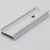 Import Aluminum shower curtain rod curved track for bathroom curtain finials from China