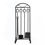 Amazon fireplace iron decorative rack black mantel wholesale fireplace accessories