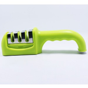 Amazon hot sales ceramic kitchen knife tool knife sharpener with ABS handle