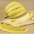 Amazon Hot Selling Plastic Banana Shape Banana Slicer Cutter For Salad Kitchen Utensils Fruit Separator CutterTools