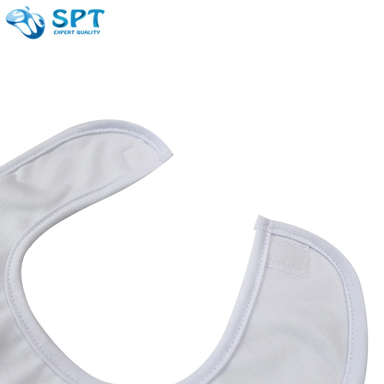 Amazon hot selling wholesale  sublimation blank soft  baby bib Also in the gift