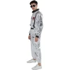 Amazon Top Seller Sliver Jumpsuit Spaceman Cosplay Halloween Costume Men Costume Adult Astronaut Costume