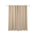 American style woven grommetb jacquard fabrics curtains for the living room luxury
