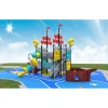 Amusement Public Park Facilities Outdoor Slide Playground Equipment With Slide And Swing Pirate ship series